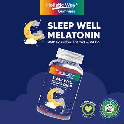 Holistic Way [两瓶装] Holistic Way 褪黑激素软糖 — 清真与纯素 (每瓶 60 粒软糖) 5