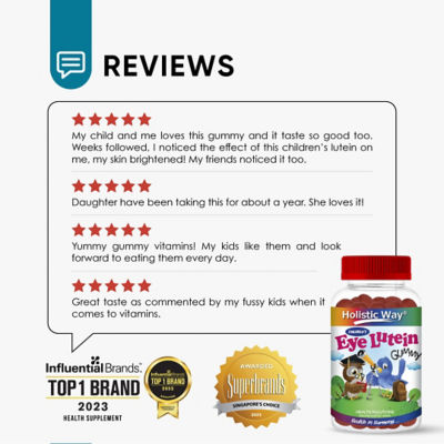 Holistic Way [Bundle of 2] Holistic Way Children's Eye Lutein Gummy — Halal and Vegan (90s) 8
