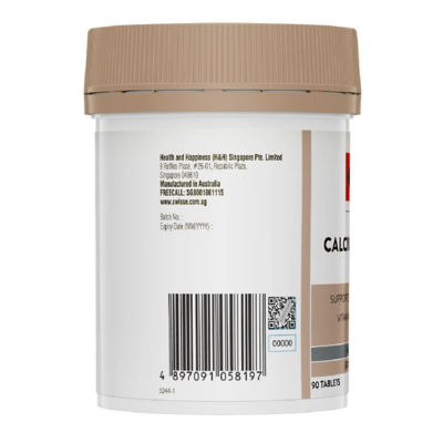 SWISSE Ultiboost Calcium + Vitamin D3 (90 Tablets) 3