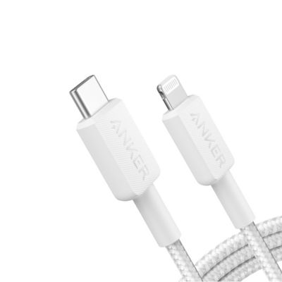 Buy Anker 322 PowerLine USB-C To Lightning Cable 6ft/1.8m - White ...