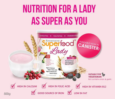 KINOHIMITSU Superfood Bundle: Kinohimitsu Superfood+ 500g + Superfood+ Lady 500g 10