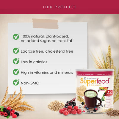 KINOHIMITSU Superfood Bundle: Kinohimitsu Superfood+ 500g + Superfood+ Lady 500g 7
