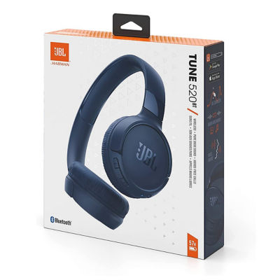 Buy JBL TUNE 520BT BLUETOOTH WIRELESS ON-EAR HEADPHONES - BLUE Online in  Singapore | iShopChangi