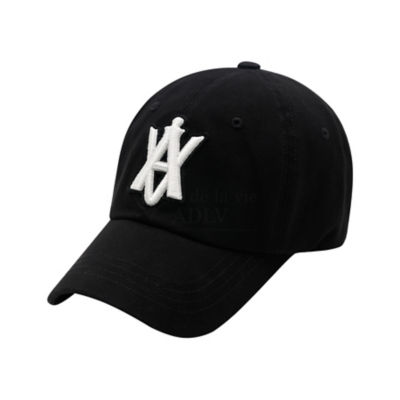Buy acme de la vie A Logo Emblem Embossing Patch Ball Cap Black Online in Singapore iShopChangi