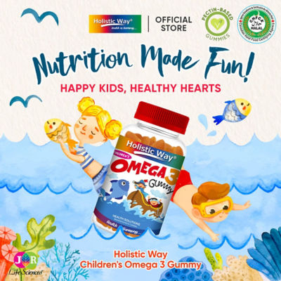 Holistic Way [两瓶装] Holistic Way 儿童奥米加3 鱼油软糖 — 清真 (每瓶 90 粒软糖) 3