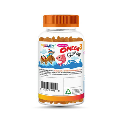 Holistic Way [两瓶装] Holistic Way 儿童奥米加3 鱼油软糖 — 清真 (每瓶 90 粒软糖) 5