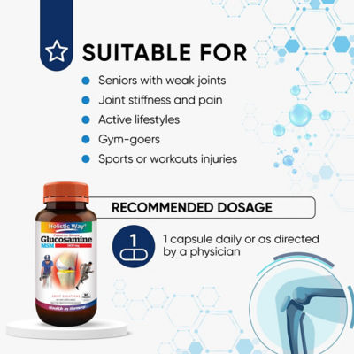 Holistic Way [Bundle of 2] Holistic Way Premium Grade Glucosamine 1500mg + MSM (90s) 6