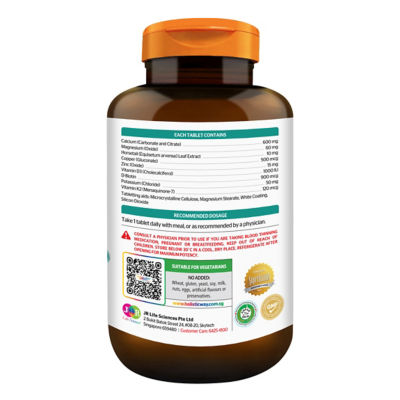 Holistic Way [两瓶装] Holistic Way 高效钙镁锌 — 清真与纯素 (每瓶 60 粒片剂) 3