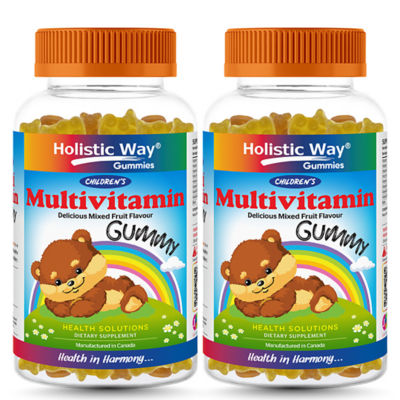 Holistic Way [Bundle of 2] Holistic Way Children's Multivitamin Bear Gummy — Halal and Vegetarian (90s) 1