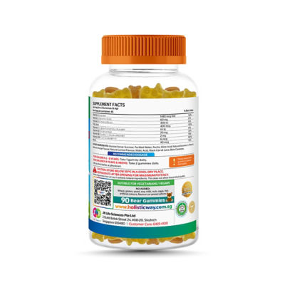 Holistic Way [Bundle of 2] Holistic Way Children's Multivitamin Bear Gummy — Halal and Vegetarian (90s) 3