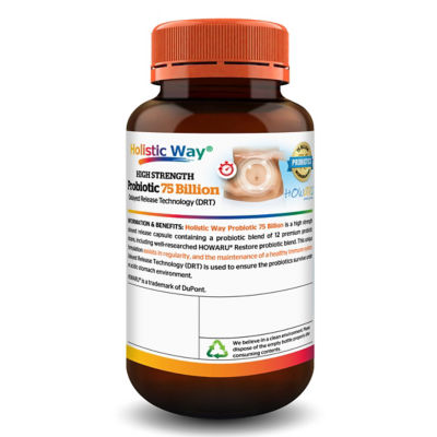 Holistic Way [Bundle of 2] Holistic Way High Strength Probiotic 75 Billion — Vegan (30s) 8