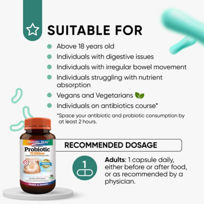 Holistic Way [Bundle of 2] Holistic Way High Strength Probiotic 75 Billion — Vegan (30s) 4