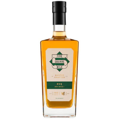 FIVE SQUARE MILE RYE WHISKEY 40% 700ML