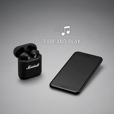 Marshall Minor III True Wireless In Ear Headphones - Black - iShop