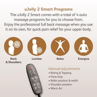 Buy OSIM uJolly 2 Smart Full Back Massager Online in Singapore