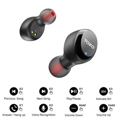 Buy TOZO T6S Waterproof True Wireless Earbuds Online in Singapore