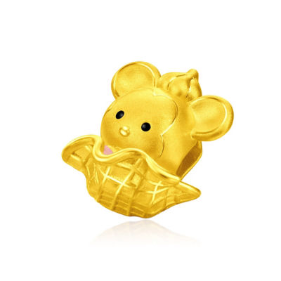 CHOW TAI FOOK Disney Classics Ice-Cream Collection 999 Pure Gold Charm: Mickey R31927 3
