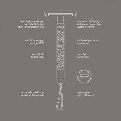 MÜHLE COMPANION Unisex Safety Razor 3