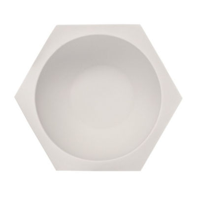 MÜHLE HEXAGON Shaving Bowl in Porcelain White 3