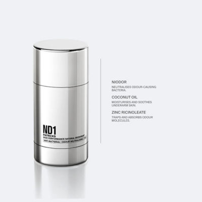 Patricks ND1 High Performance Zero Aluminum Deodorant 4