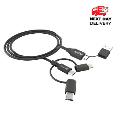 Travelmall 4 In 1 Intelligent Cable, Black