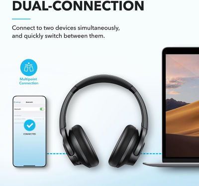Buy Soundcore by Anker Q20i Hybrid Active Noise Cancelling Foldable Bluetooth  Headphones 40H Long ANC Playtime Customize via App Transparency Mode  (A3004) Online in Singapore