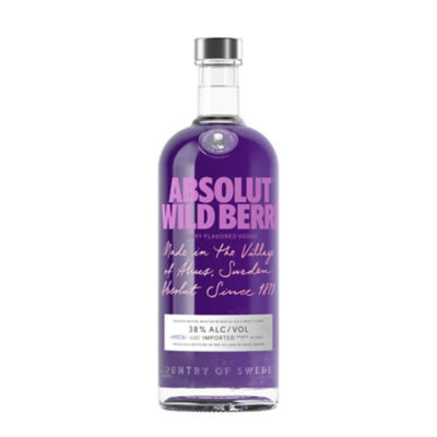 ABSOLUT WILD BERRI VODKA 1000ML 38%