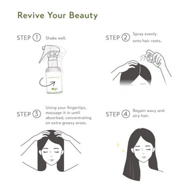 O'right O’right Green Dry Shampoo (60ml) Instant Refresh for Greasy Hair, Organic 5