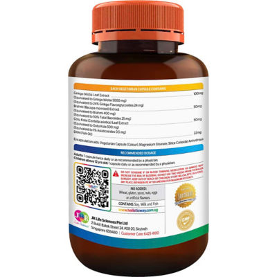 Holistic Way [Bundle of 2] Holistic Way Premium Brain Food Ginkgo DHA (60s) 4