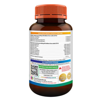 Holistic Way [两瓶装] Holistic Way 高效活性益生菌 1000亿 — 素食 (每瓶 30 粒素胶囊) 11