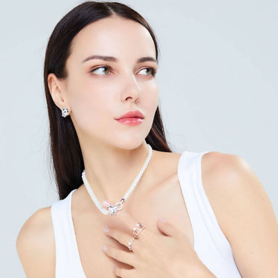 Pearly Lustre Freshwater Pearl Earrings WE00057 | RAINFOREST 3