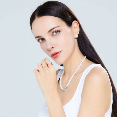Pearly Lustre Freshwater Pearl Earrings WE00057 | RAINFOREST 4