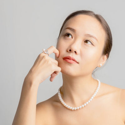 Pearly Lustre Garden City Freshwater Pearl Ring WR00080 | Elegant Collection 5