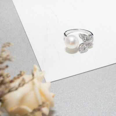 Pearly Lustre Garden City Freshwater Pearl Ring WR00080 | Elegant Collection 7