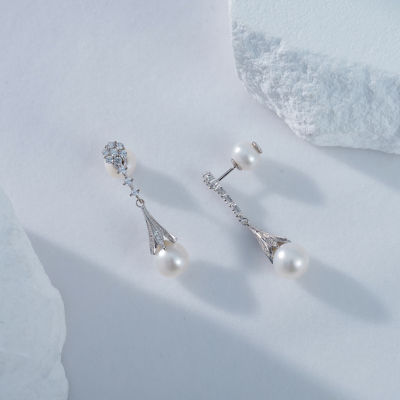 Pearly Lustre Elegant Freshwater Pearl Earrings WE00538 5
