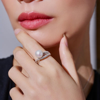 Pearly Lustre Elegant Freshwater Pearl Ring WR00070 5