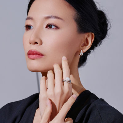 Pearly Lustre Elegant Freshwater Pearl Ring WR00070 6