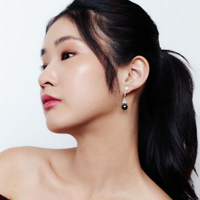 Pearly Lustre Elegant Tahitian Pearl Earrings WE00415 4