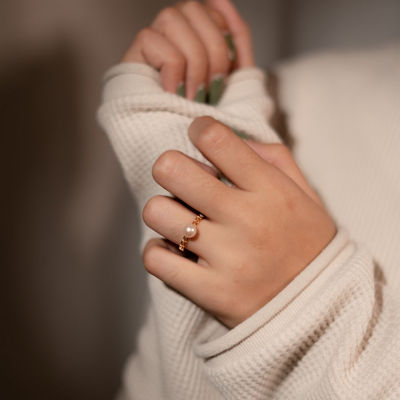 Pearly Lustre Elegant Freshwater Pearl Ring WR00084 6