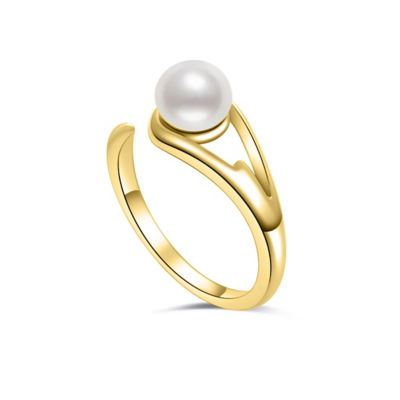 Pearly Lustre Freshwater Pearl Ring WR00220 | FLUID 1