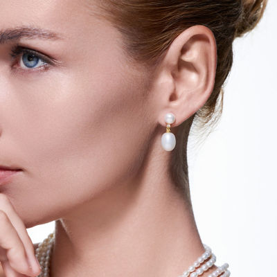 Pearly Lustre Elegant Freshwater Pearl Earrings WE00560 6
