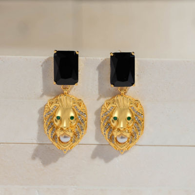 Pearly Lustre Merlion Freshwater Pearl Earrings WE00212 | New Yorker 3