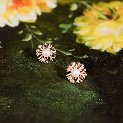 Pearly Lustre Garden City Freshwater Pearl Earrings WE00507 | Elegant Collection 6