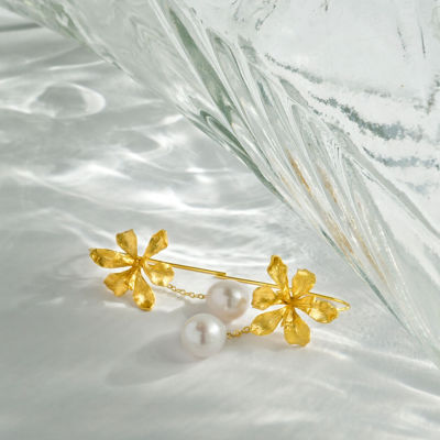 Pearly Lustre Garden City Freshwater Pearl Earrings WE00456 | Vanda Miss Joaquim 4