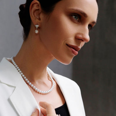 Pearly Lustre Elegant Freshwater Pearl Earrings WE00544 7
