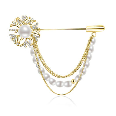 Pearly Lustre Garden City Freshwater Pearl Brooch WC00053 1