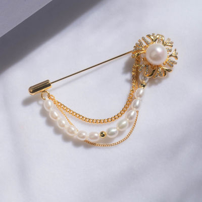 Pearly Lustre Garden City Freshwater Pearl Brooch WC00053 2