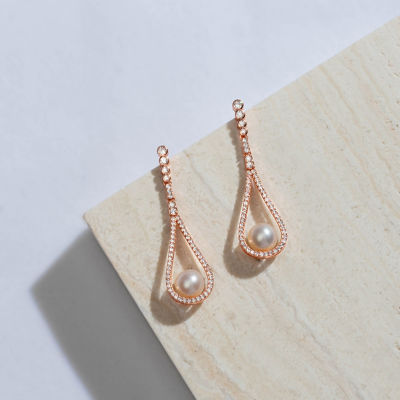 Pearly Lustre Elegant Freshwater Pearl Earrings WE00379 2