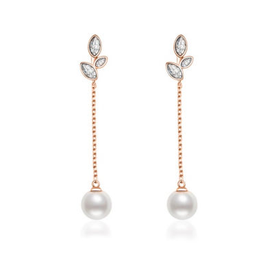 Pearly Lustre Garden City Freshwater Pearl Earrings WE00299 | Elegant Collection 1