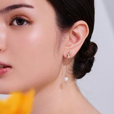 Pearly Lustre Garden City Freshwater Pearl Earrings WE00299 | Elegant Collection 3